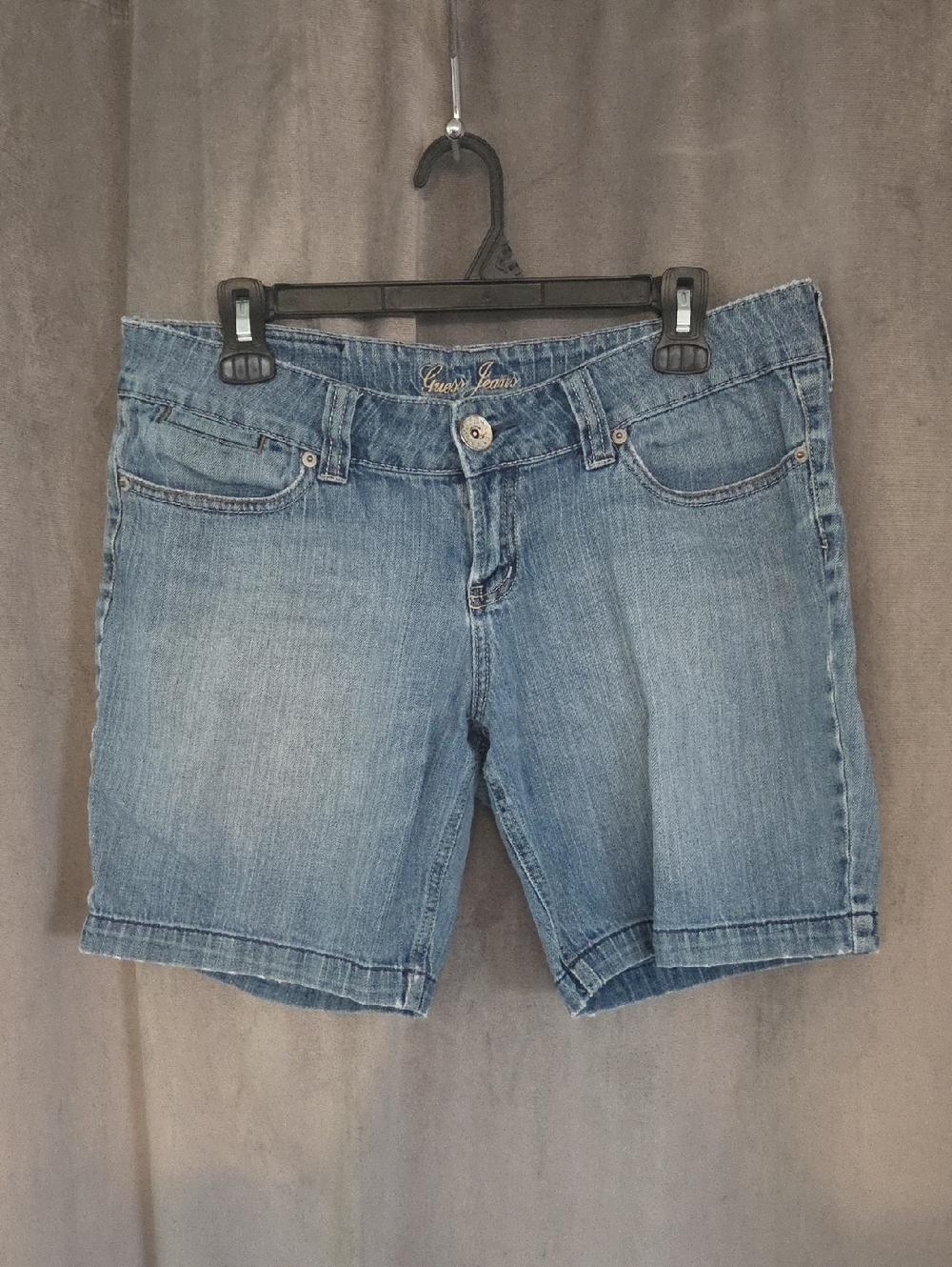Guess Size 32 Light Blue Denim Jean Shorts